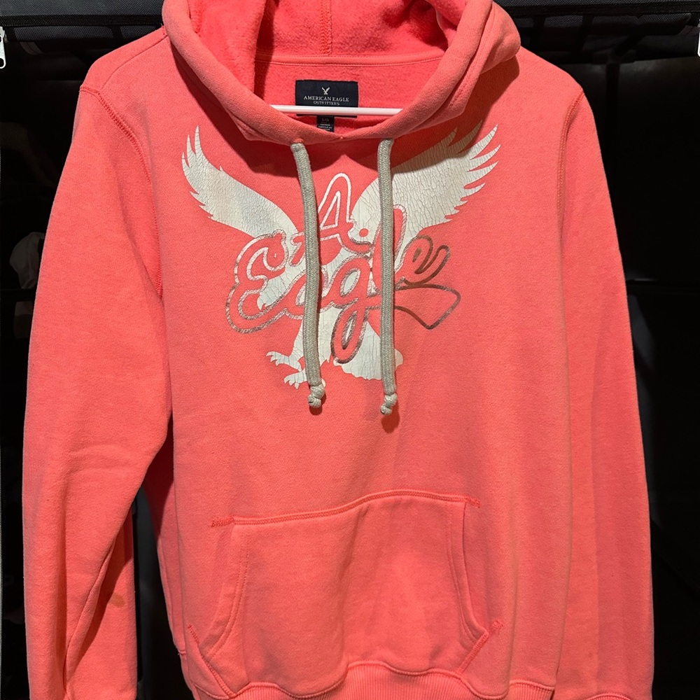 Coral American Eagle hoodie